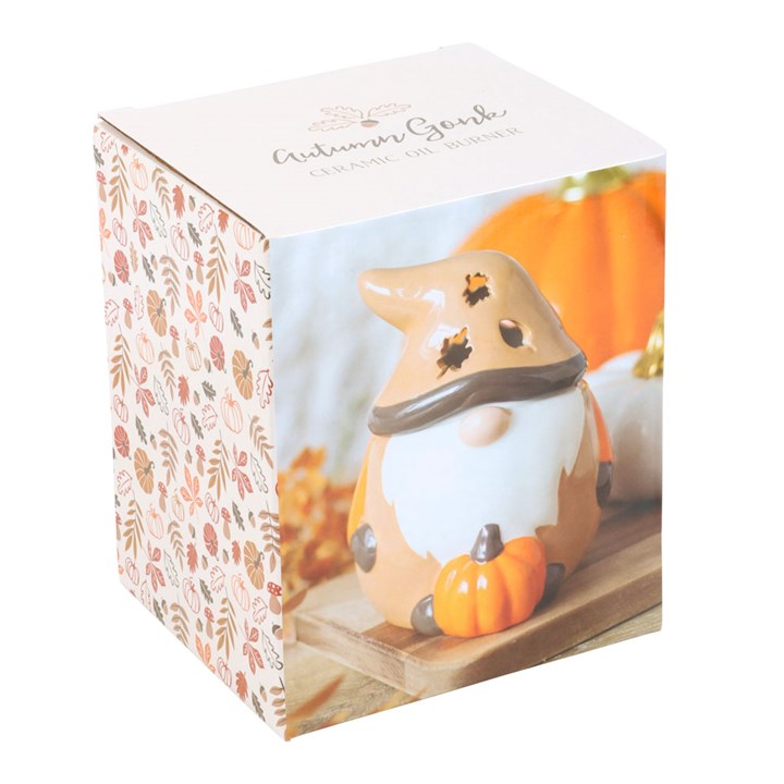 Autumn Beige and Orange Gonk Ceramic Wax Warmer