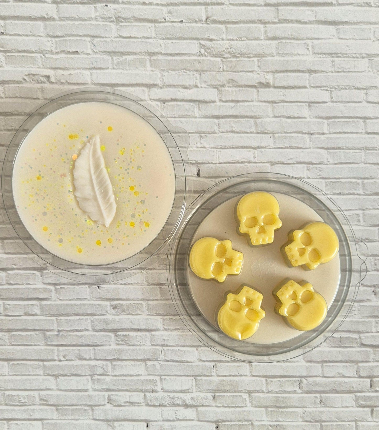 Butter Beer Wax Melt Skulls