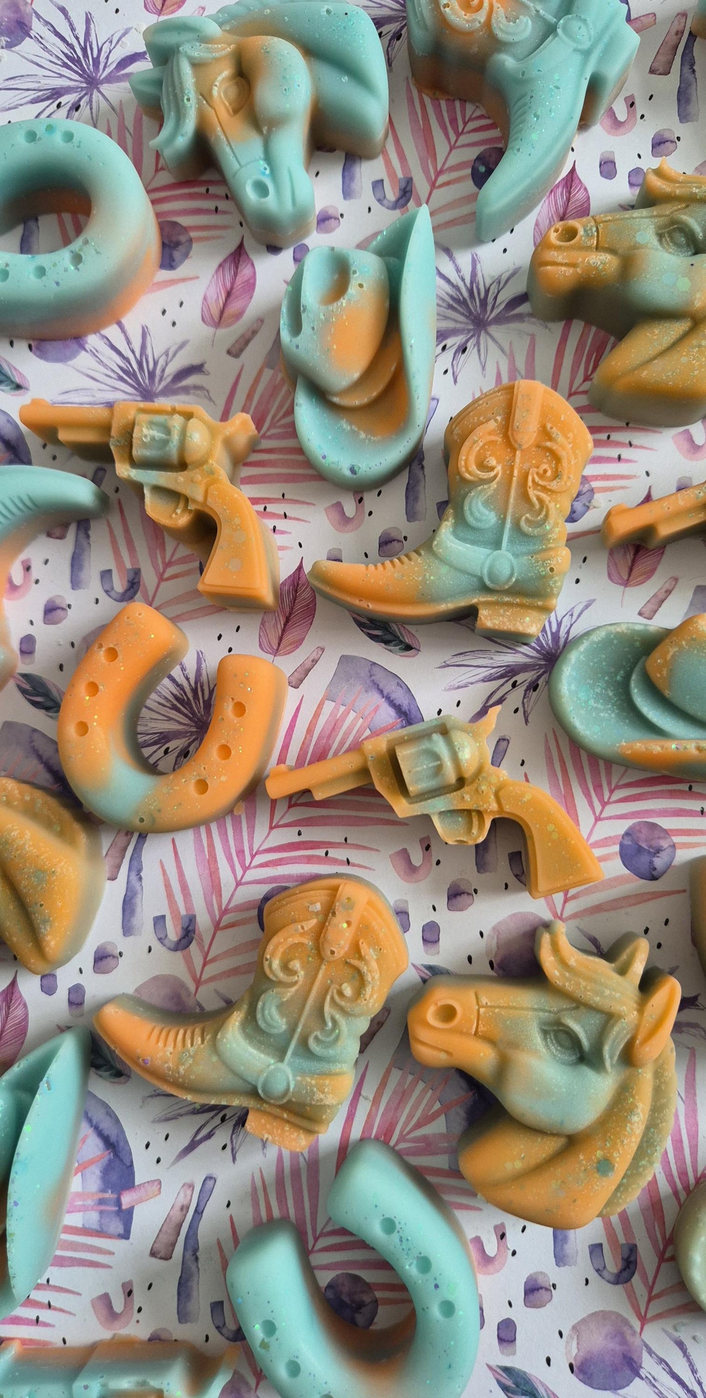Bahama Breeze Wax Melt Cowgirl Shapes