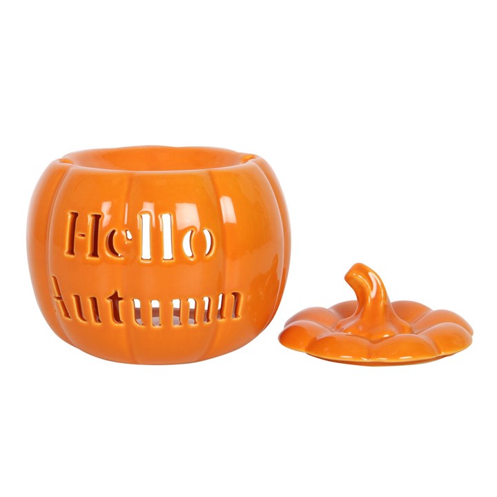 Hello Autumn Pumpkin Ceramic Wax Warmer