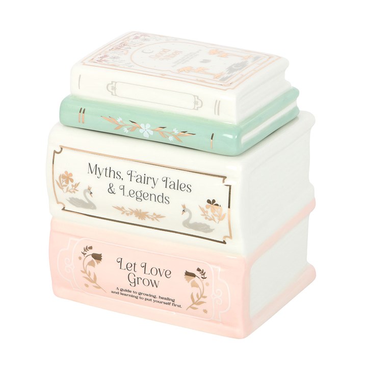 Pastel Book Stack Wax Warmer