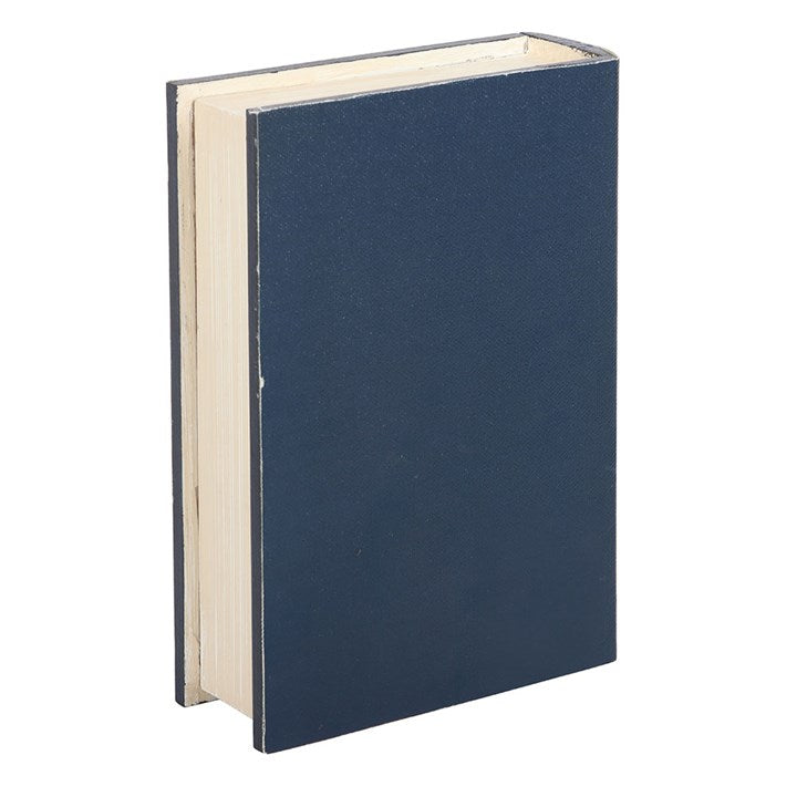 Blue Moon Book Shaped Wooden Storage Box