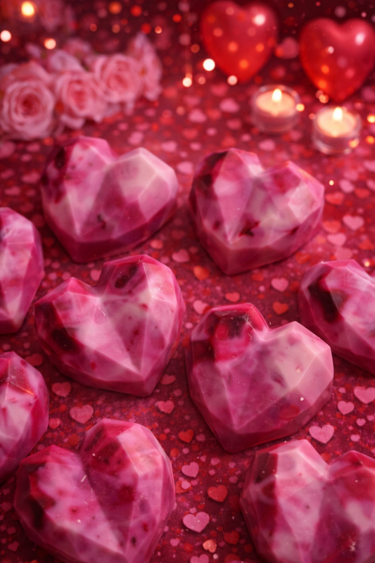 CLEARANCE Pink Sugar, Heart Shape Wax Melt