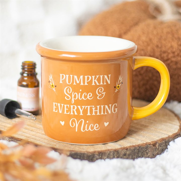 Pumpkin Spice Mug Ceramic Wax Melter