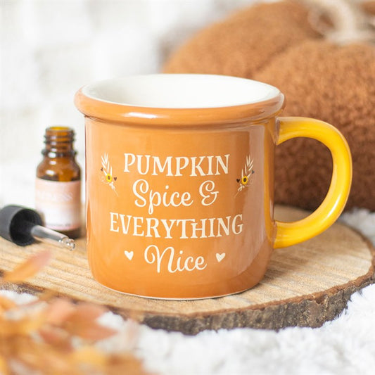 Pumpkin Spice Mug Ceramic Wax Melter