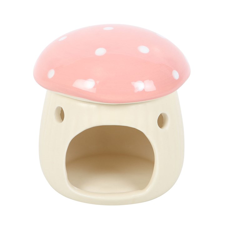 Pink Mushroom Ceramic Wax Warmer