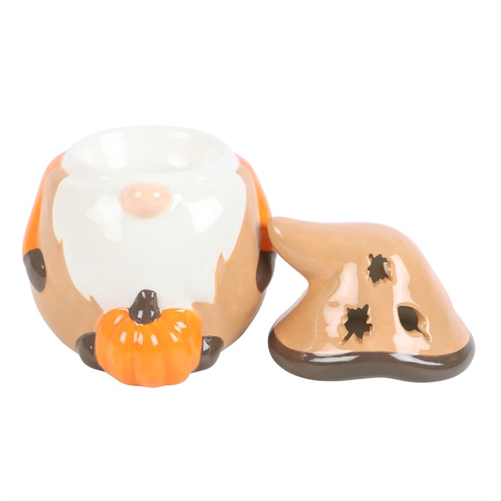 Autumn Beige and Orange Gonk Ceramic Wax Warmer