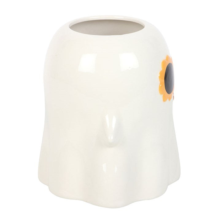 Groovy Ghost Ceramic Flower Vase