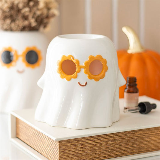 Groovy Ghost Ceramic Wax Melter