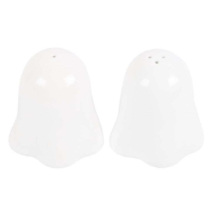 Ghost Ceramic Salt and Pepper Shakers
