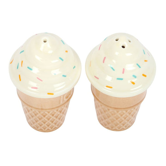 Ice-Cream Cone Shaped Salt and Pepper Shakers