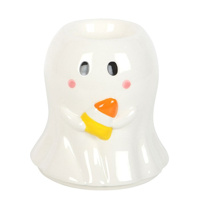 Candy Corn Ghost Ceramic Wax Melter