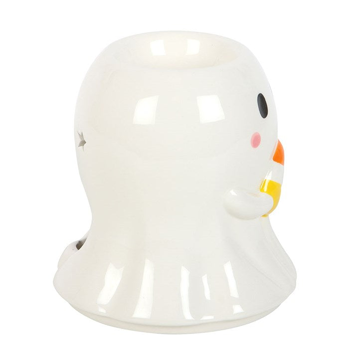 Candy Corn Ghost Ceramic Wax Melter