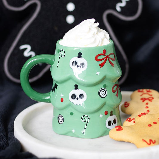 Creepy Christmas Tree Ceramic Mug - Halloween