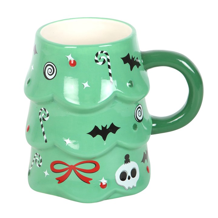 Creepy Christmas Tree Ceramic Mug - Halloween