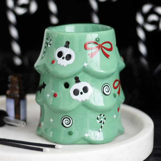 Creepy Christmas Tree Ceramic Wax Warmer