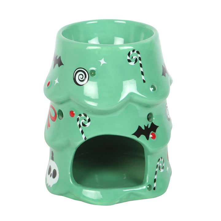Creepy Christmas Tree Ceramic Wax Warmer