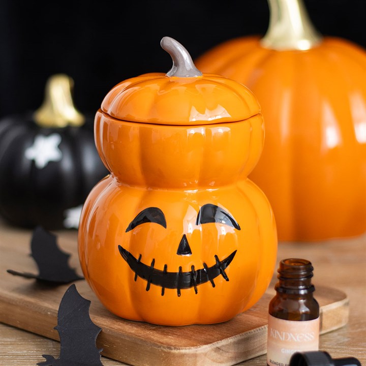 Stacked Pumpkin Ceramic Wax Warmer