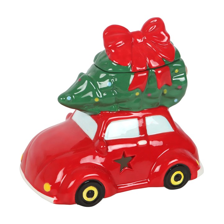 Driving Home for Christmas Tree on Car Ceramic Wax Warmer