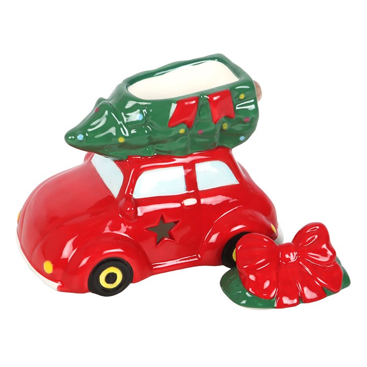 Driving Home for Christmas Tree on Car Ceramic Wax Warmer