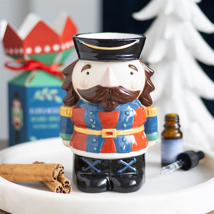Christmas Nutcracker Ceramic Wax Warmer