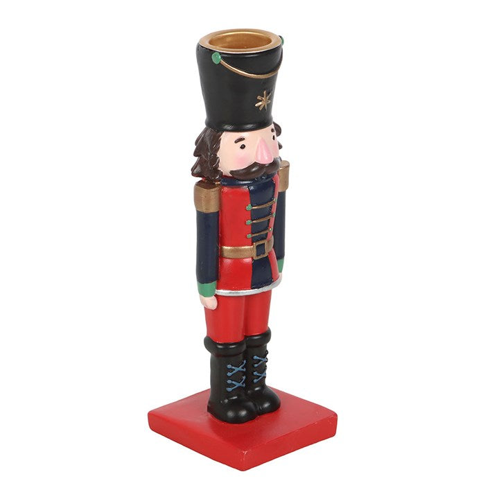 Christmas Nutcracker Taper Candle Holder