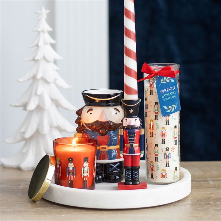 Christmas Nutcracker Taper Candle Holder