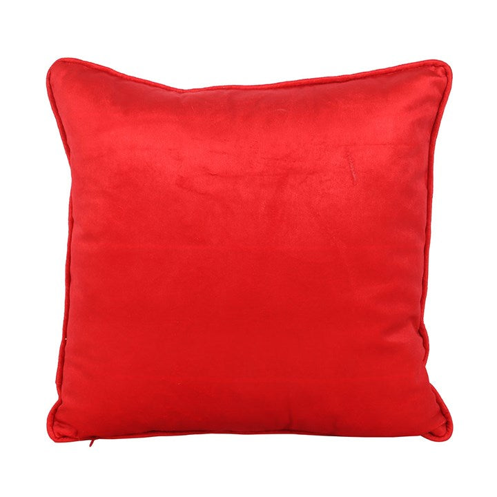 Red Christmas Square Nutcracker Cushion