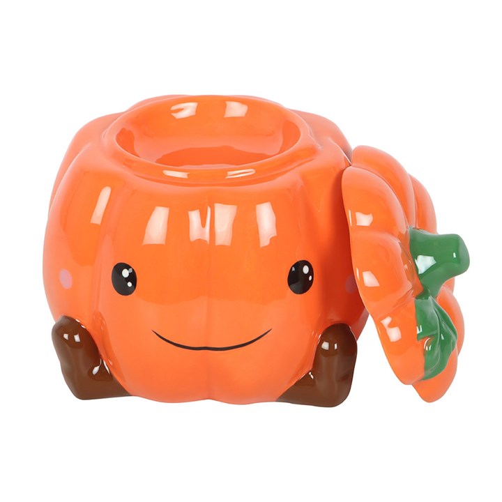 Cute Smiling Pumpkin Ceramic Wax Warmer