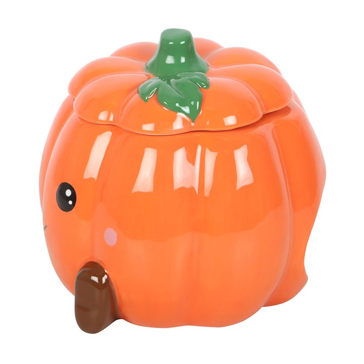 Cute Smiling Pumpkin Ceramic Wax Warmer