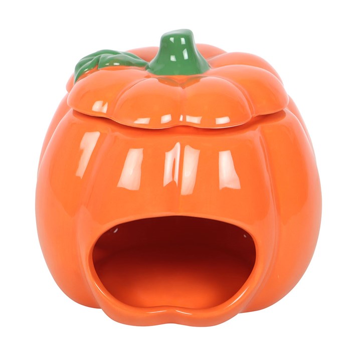 Cute Smiling Pumpkin Ceramic Wax Warmer