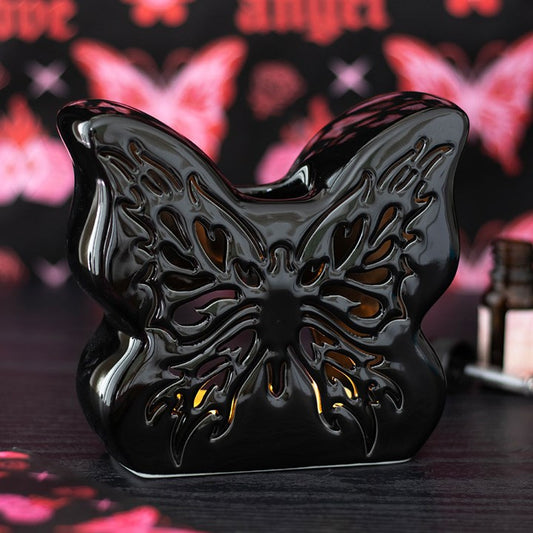 Black Butterfly Cut Out Wax Warmer