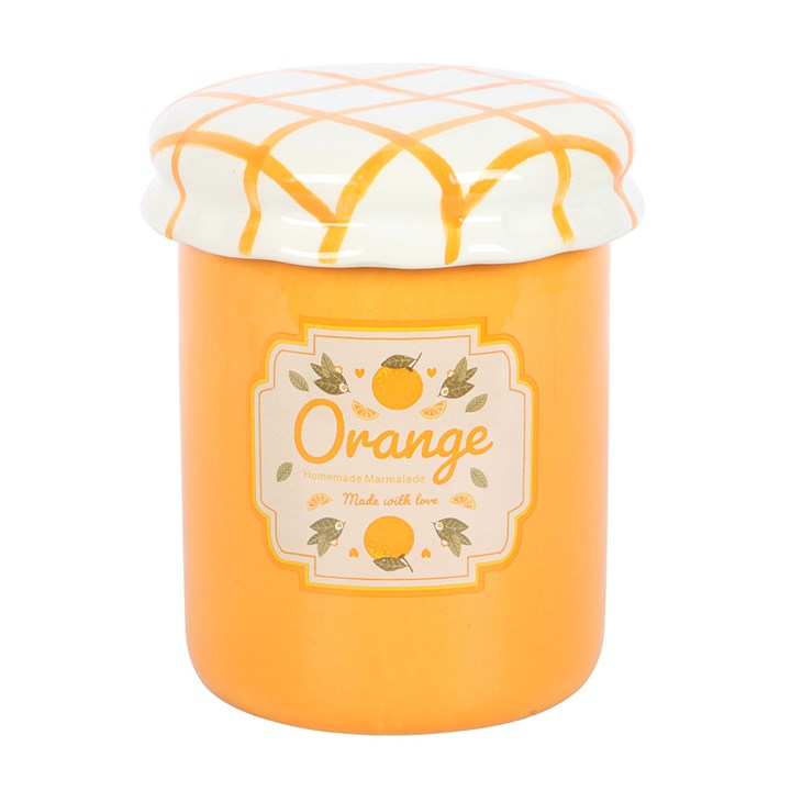 Orange Marmalade Jar Ceramic Wax Warmer
