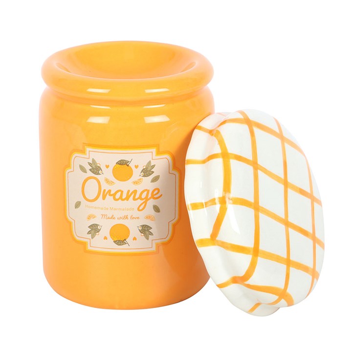 Orange Marmalade Jar Ceramic Wax Warmer
