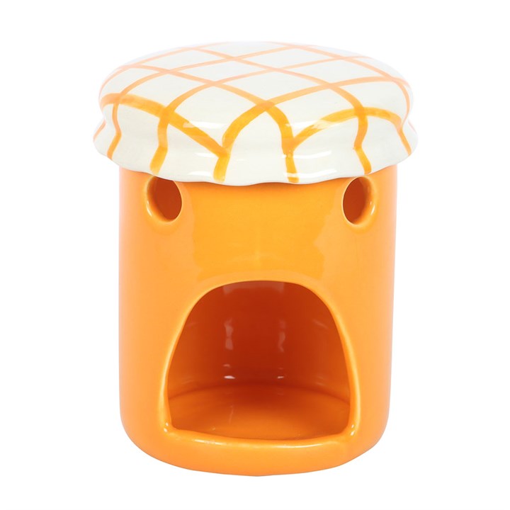 Orange Marmalade Jar Ceramic Wax Warmer