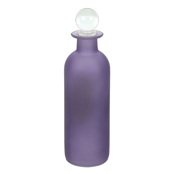 Purple Decorative Deadly Nightshade Glass Potion Bottle