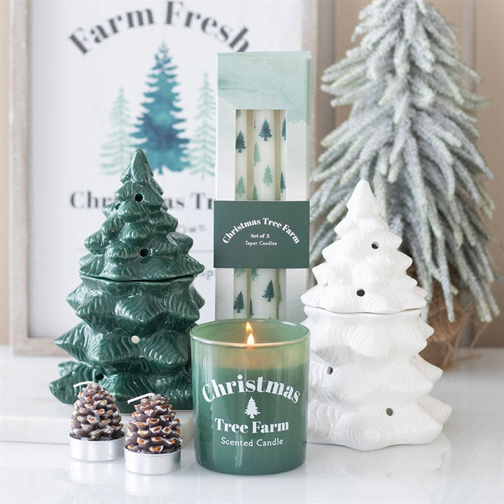 White Fir Christmas Tree Wax Warmer
