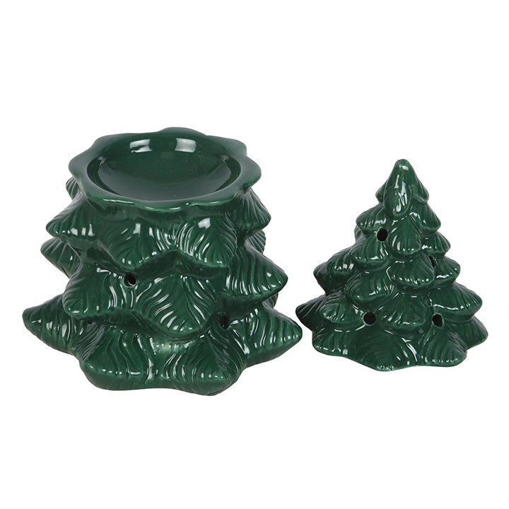 Green Fir Christmas Tree Wax Warmer