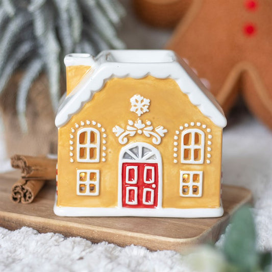 Gingerbread House Ceramic Wax Warmer