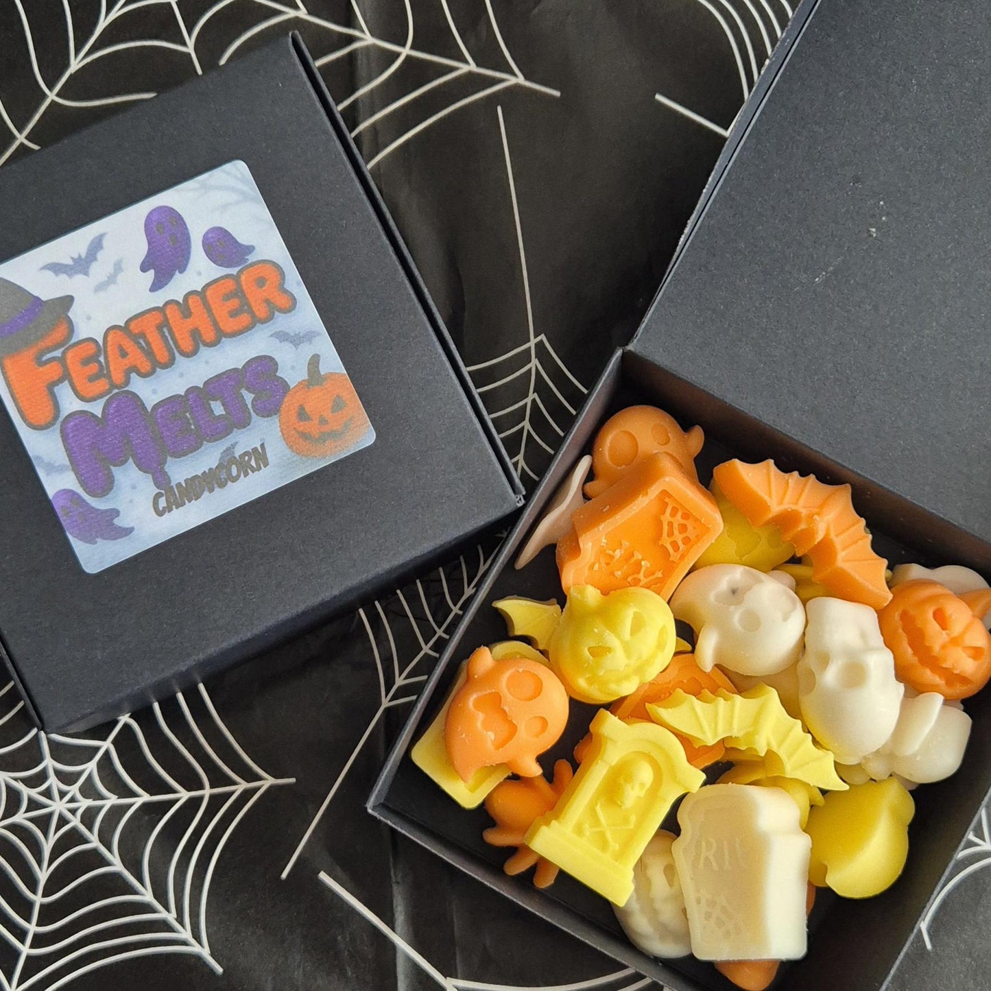 Candycorn Wax Melt Halloween Shapes