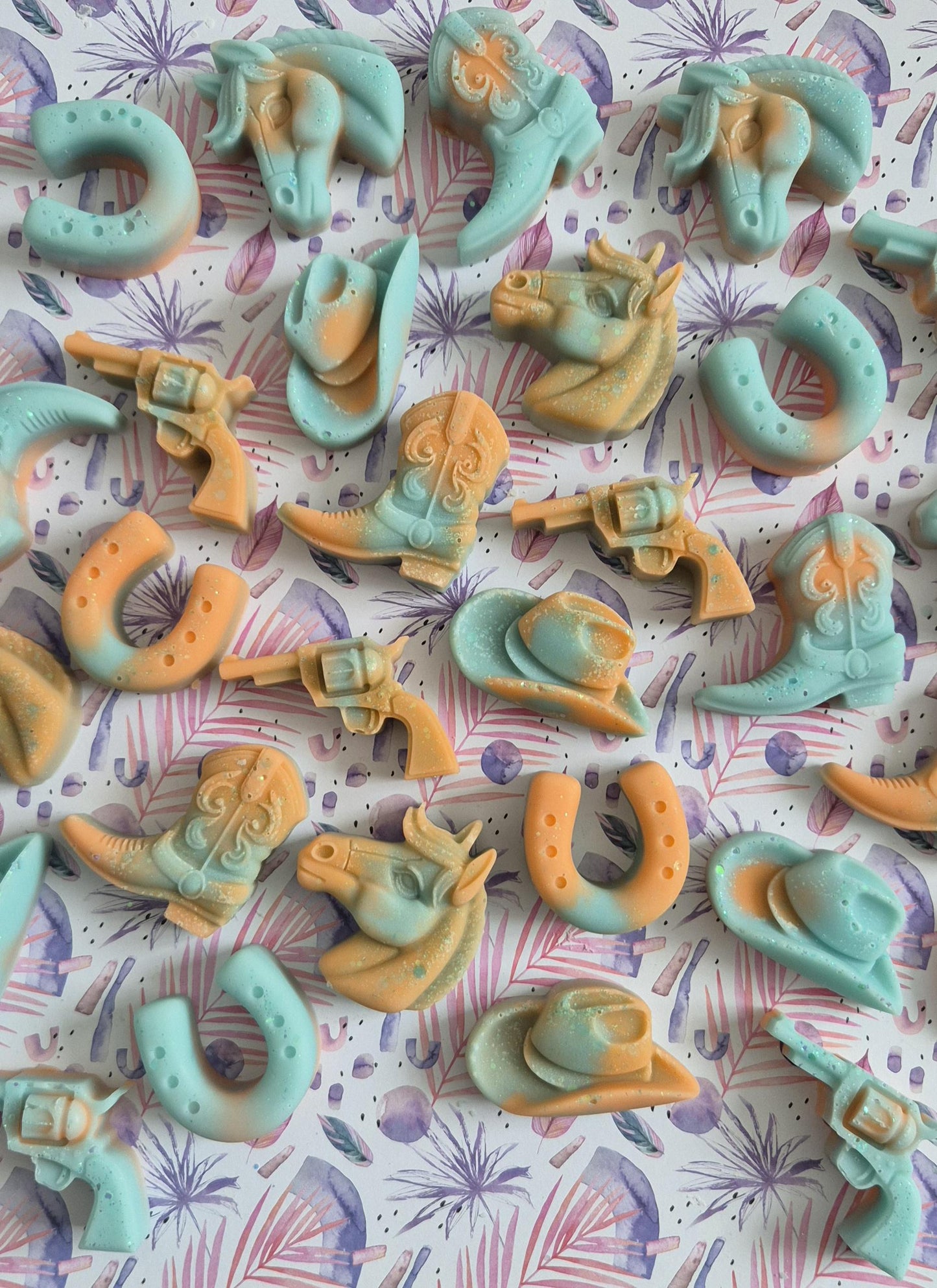 Bahama Breeze Wax Melt Cowgirl Shapes